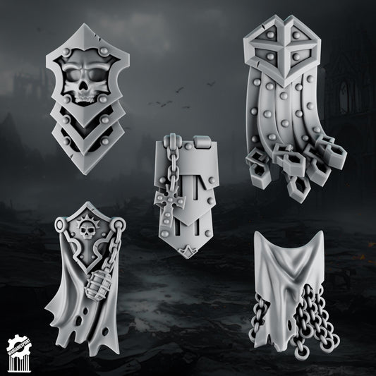 3d Printed Marine Crusader Loincloths x10 by Wargames Print