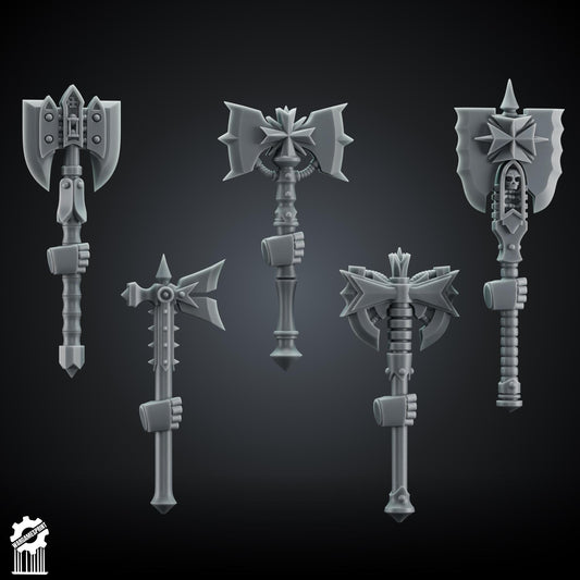 3d Printed Crusader Axes x10 by Wargames Print