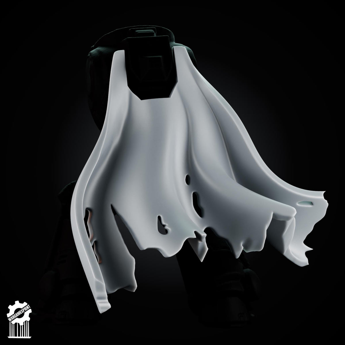 3d Printed Marine Battle Damaged Cloaks Set  x10 by Wargames Print