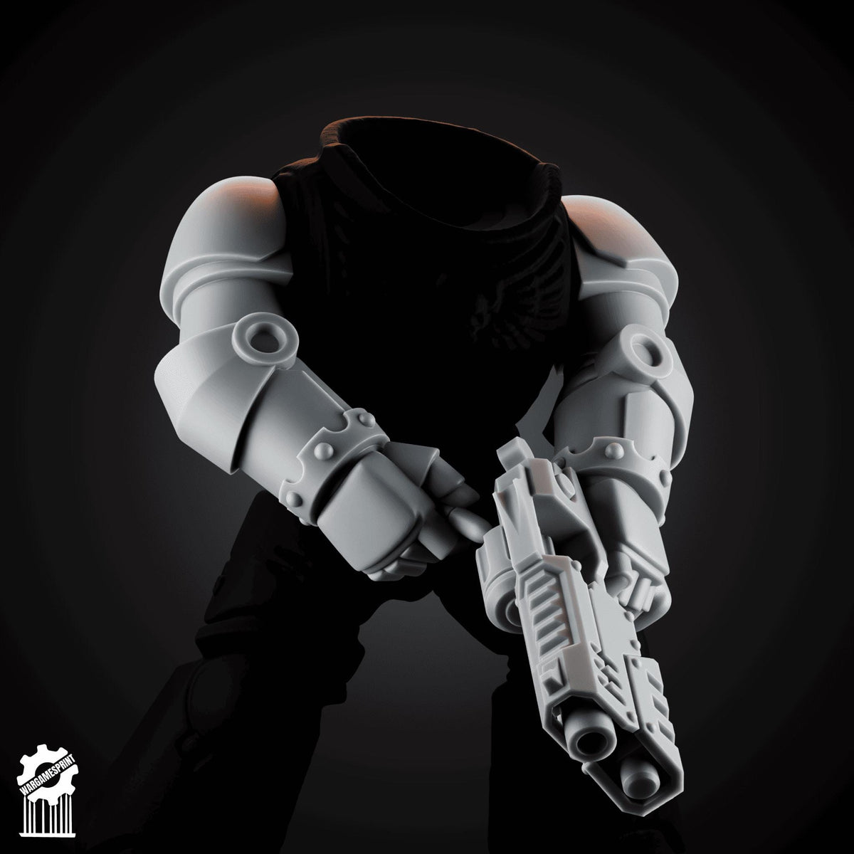 3d Printed Marine Heavy Revolver Kit by Wargames Print