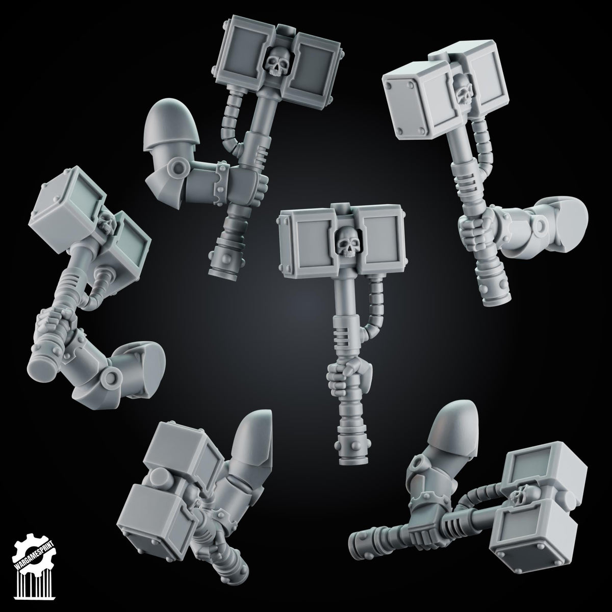 3d Printed Marine Hammer Kit by Wargames Print