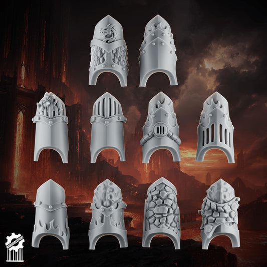 3d Printed Emberforge Greaves x10 by Wargames Print