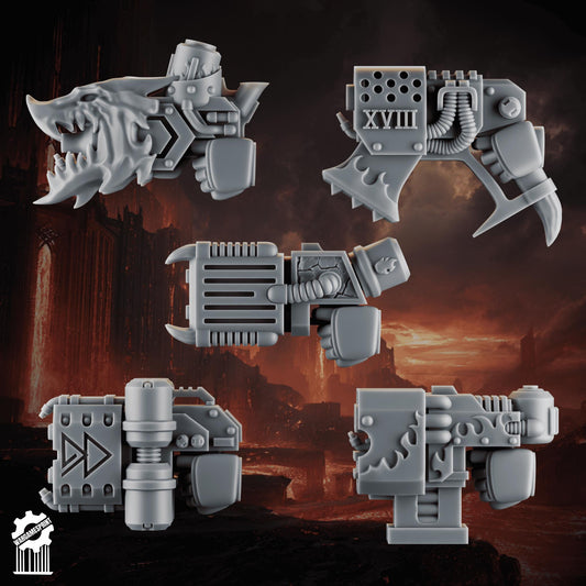 3d Printed Emberforge Big Pistols #10 by Wargames Print