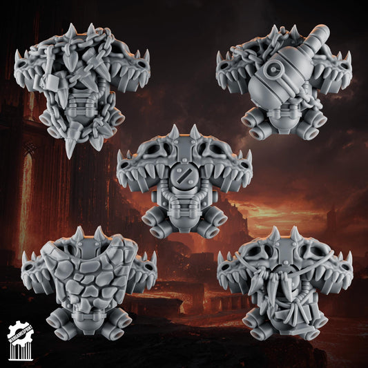 3d Printed Emberforge Backpacks Set 2 x10 by Wargames Print