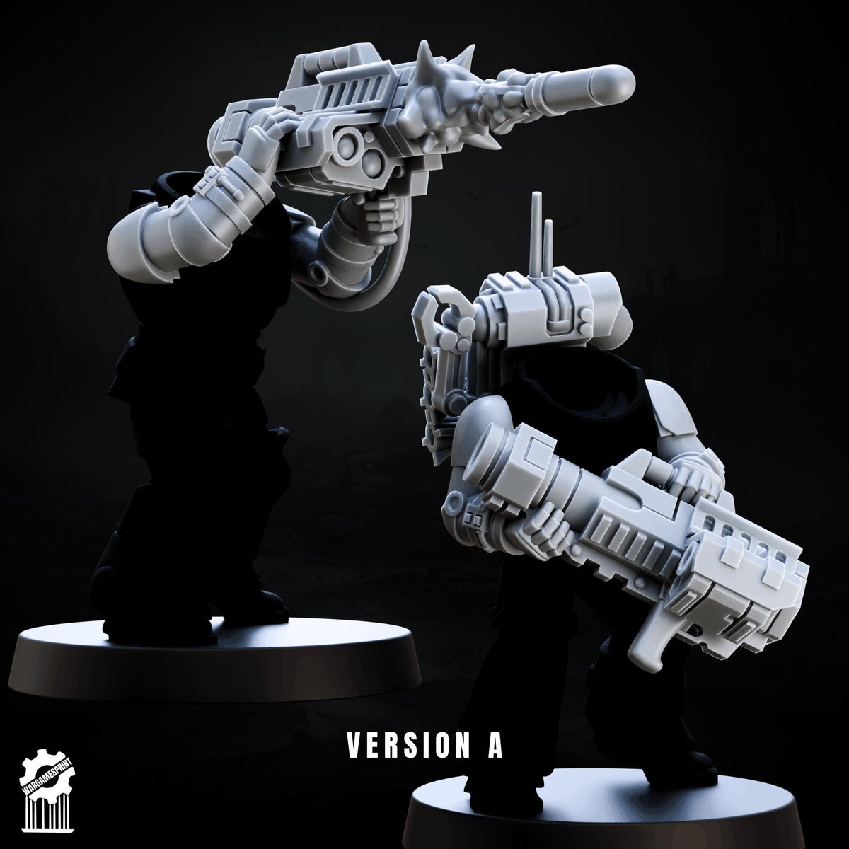 3d Printed Marine Missile Launcher Kit Kit by Wargames Print