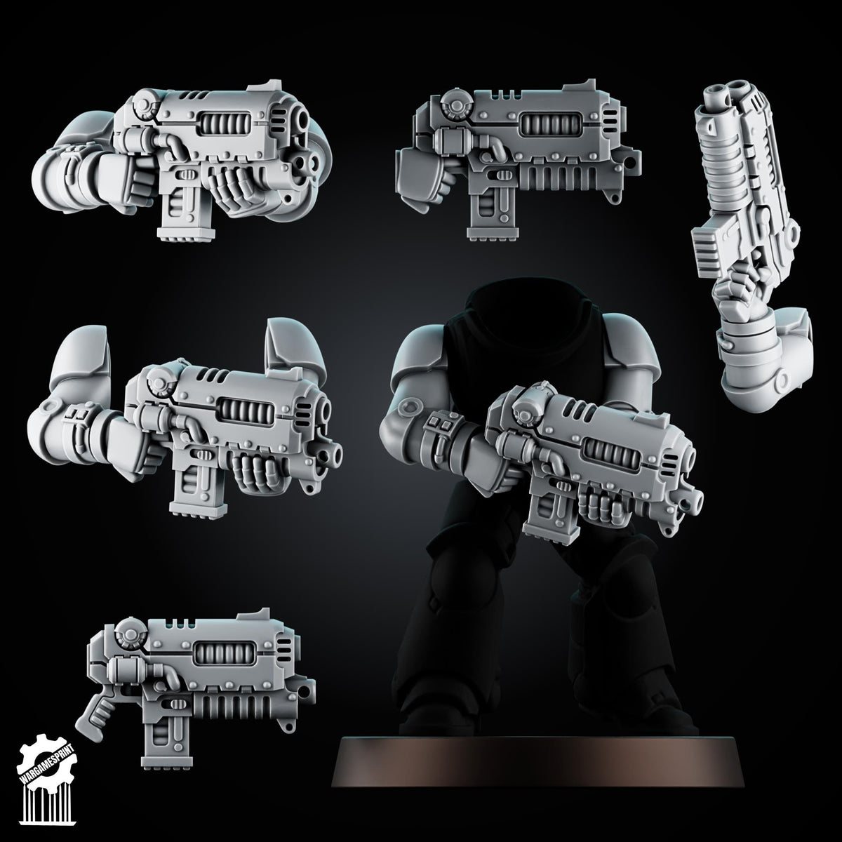 3d Printed Marine Plasma Weapons Kit by Wargames Print