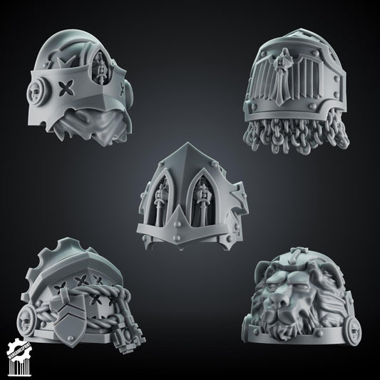 3d Printed Marine Shadow Guard Shoulders Set #1 x10 by Wargames Print