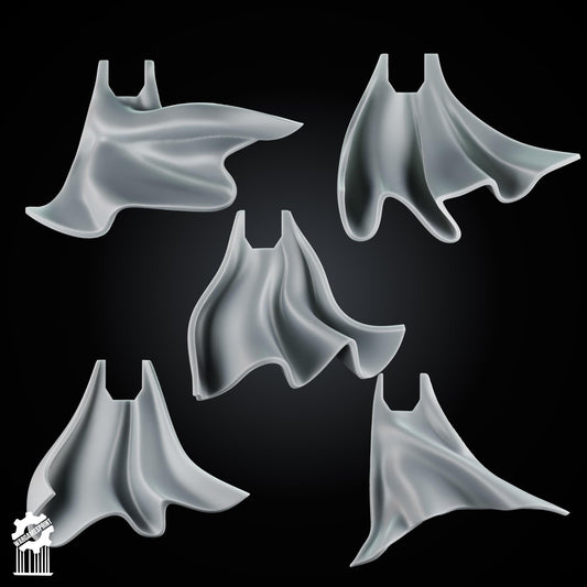 3d Printed Marine Cloaks Set #5  x10 by Wargames Print
