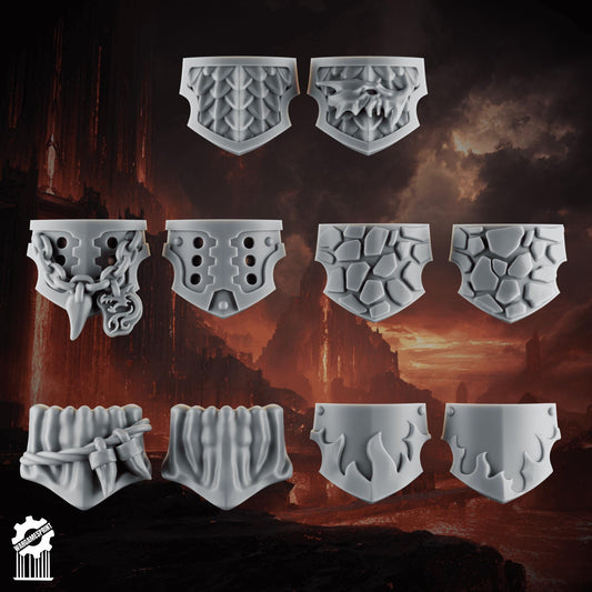 3d Printed Emberforge Hip Armor x10 by Wargames Print