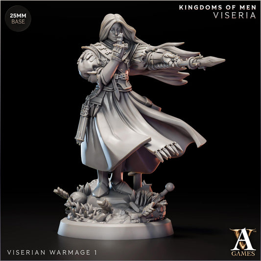 3D Printed Viserian Warmages by Archvillain Games
