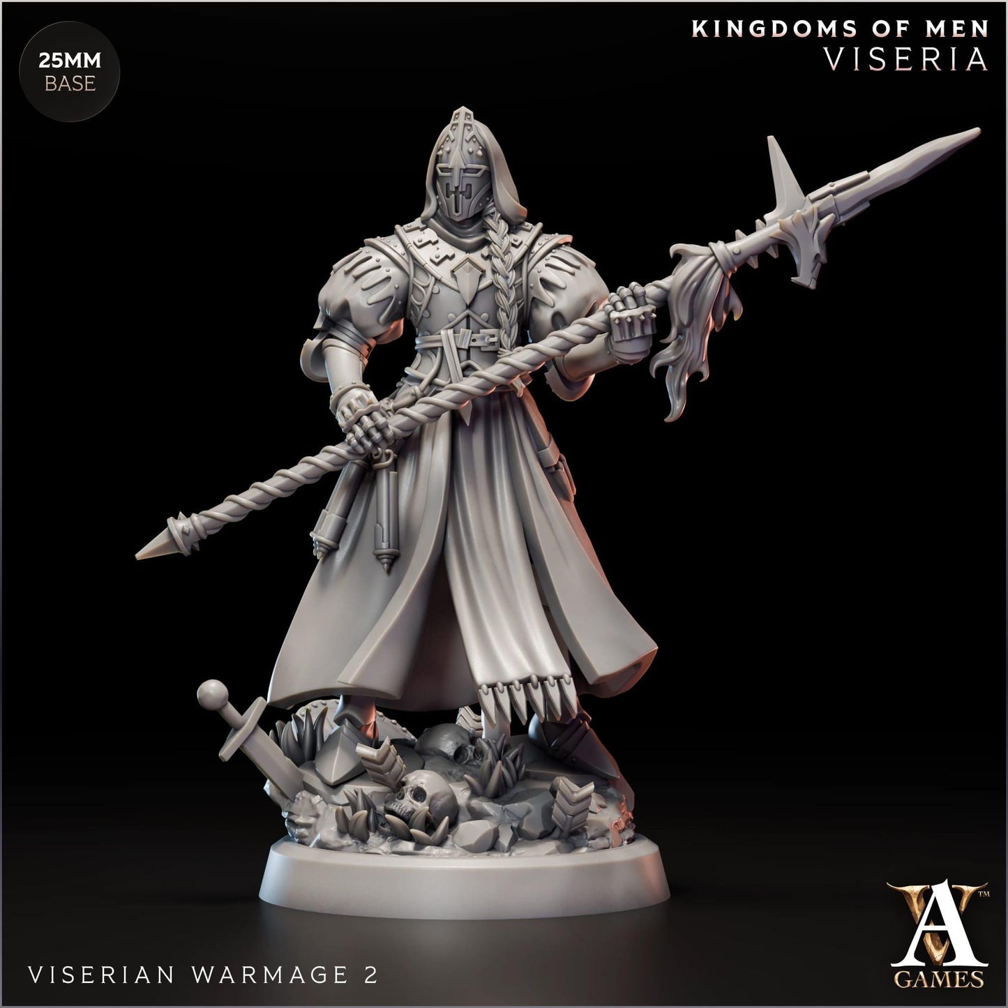 3D Printed Viserian Warmages by Archvillain Games