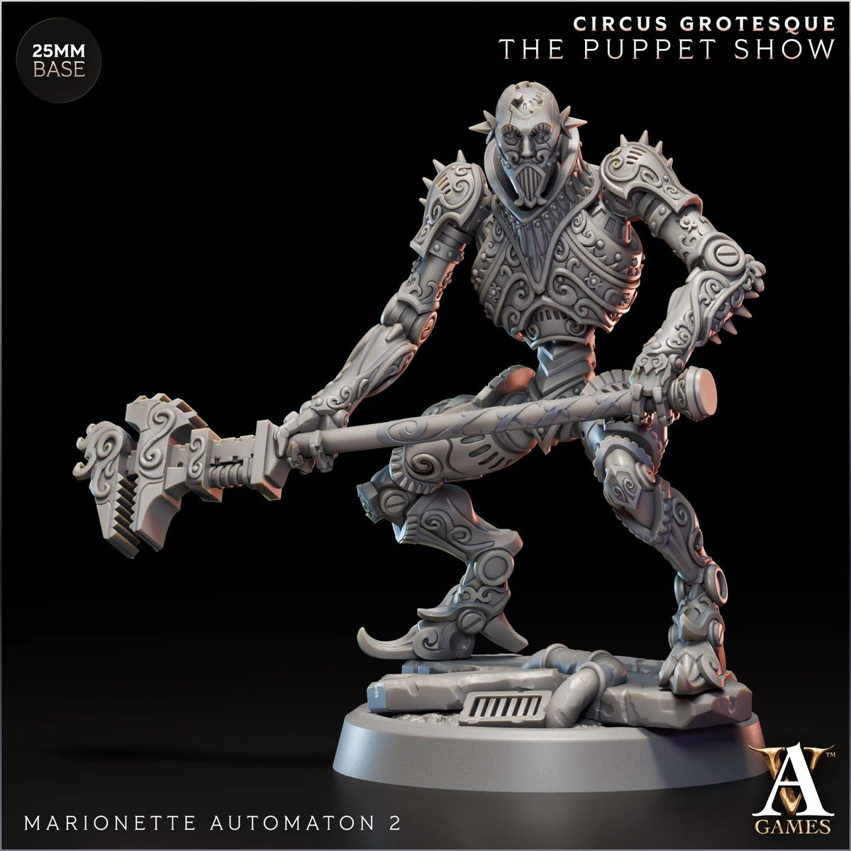 3D Printed Marionette Automatons by Archvillain Games