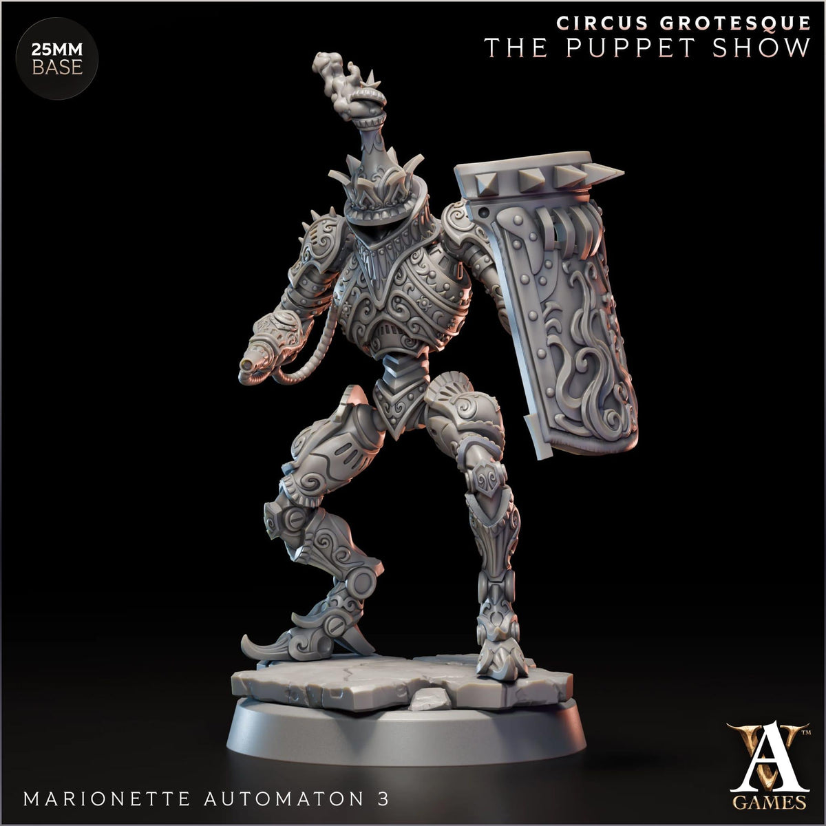 3D Printed Marionette Automatons by Archvillain Games