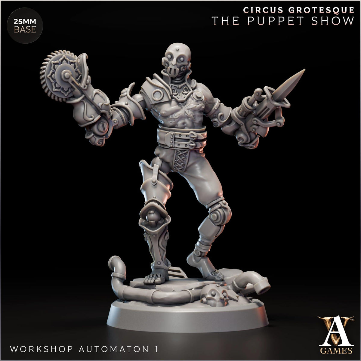 3D Printed Workshop Automatons by Archvillain Games