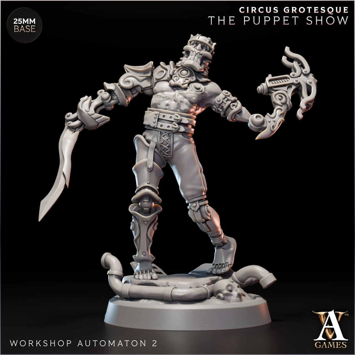 3D Printed Workshop Automatons by Archvillain Games