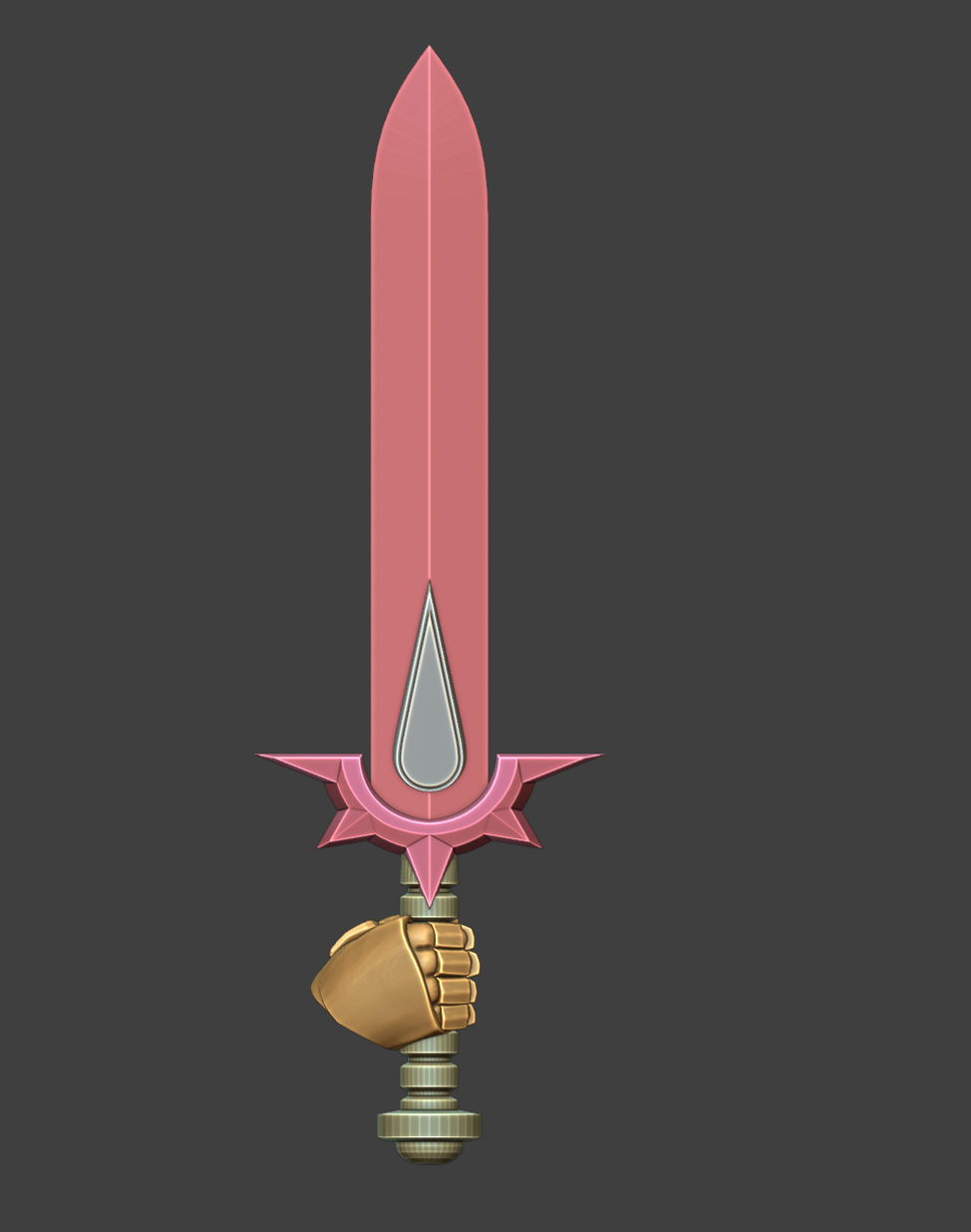 3D Printed Aurelia Tempris Radiant Sons Swords and Shields