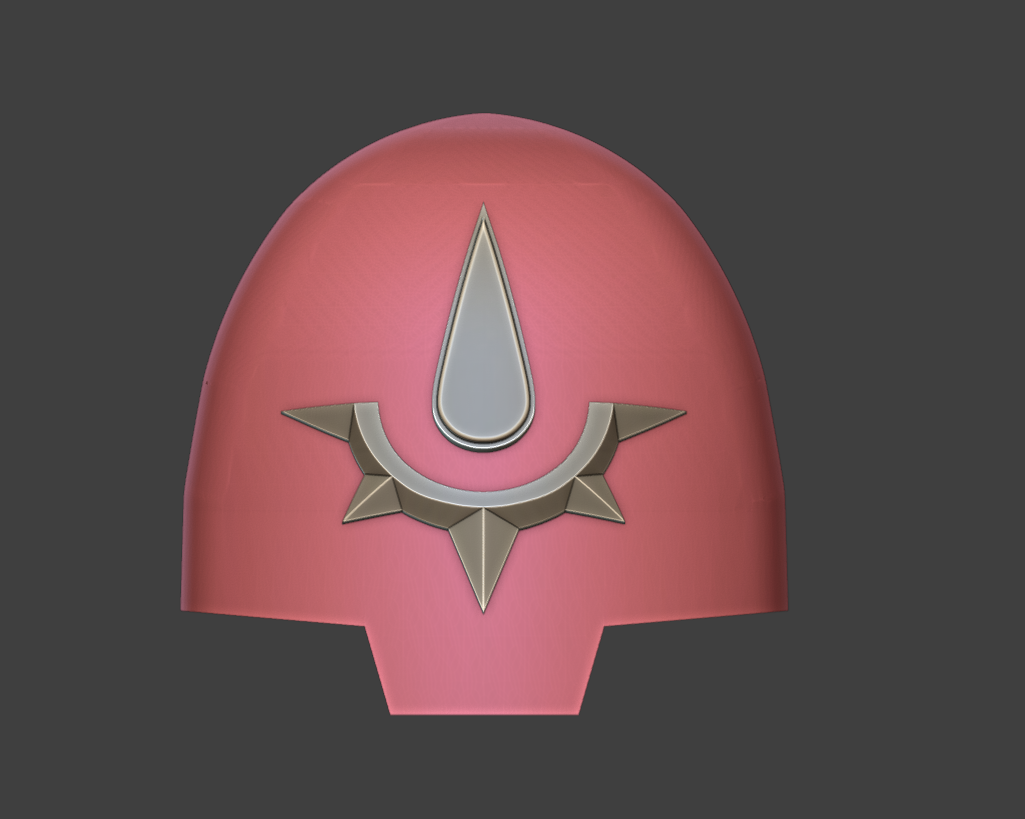 3D Printed Aurelia Tempris Radiant Sons Shoulderpads x10