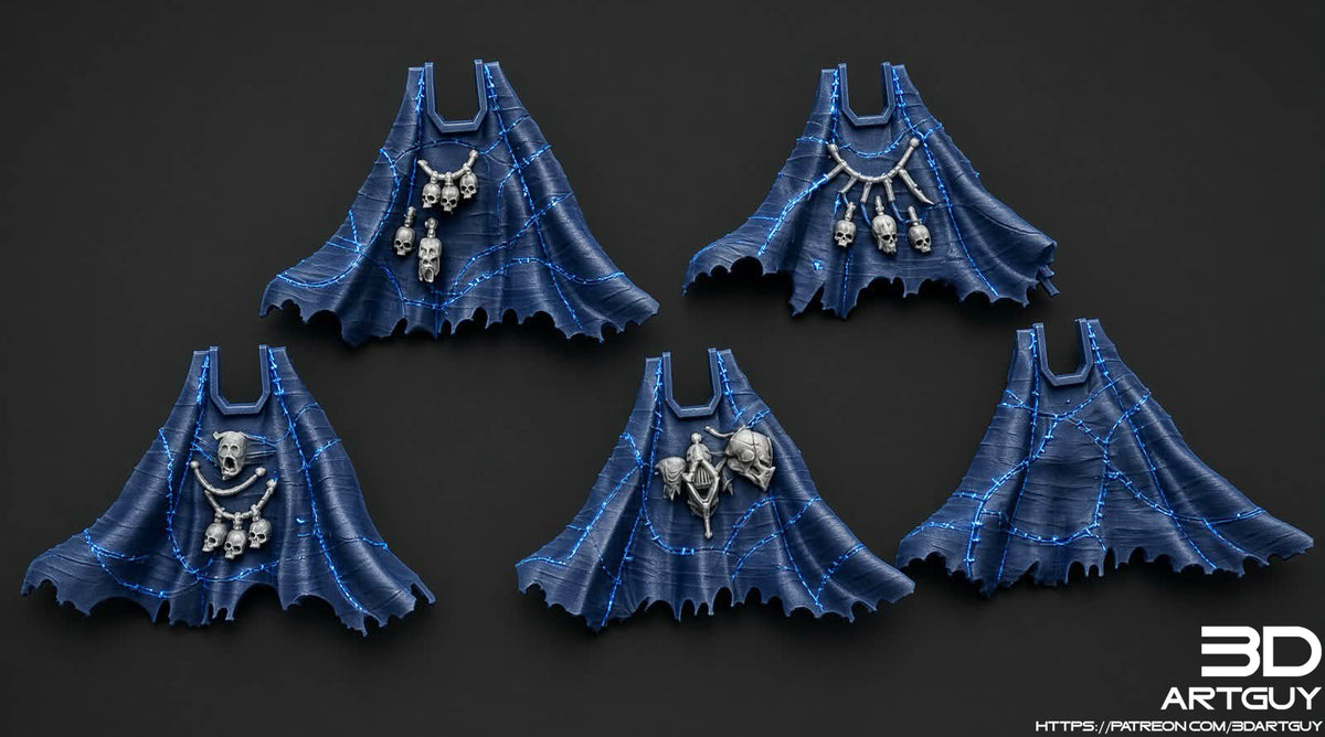 3d Printed Nightmare Skin Cloaks by 3DArtGuy Miniatures