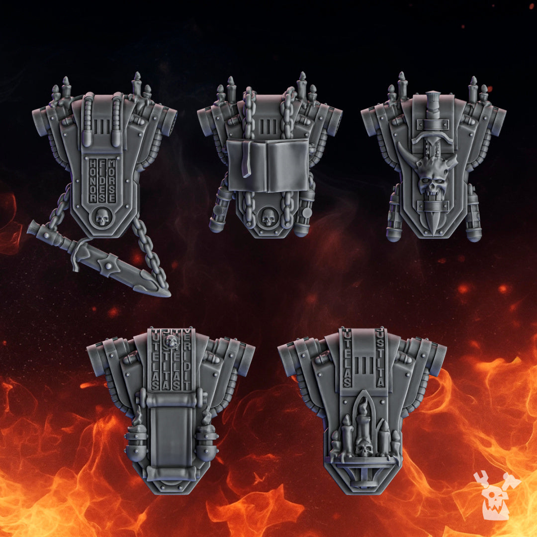 3D Printed Pactum Aeternum Warden Backpacks x10 by DakkaDakka