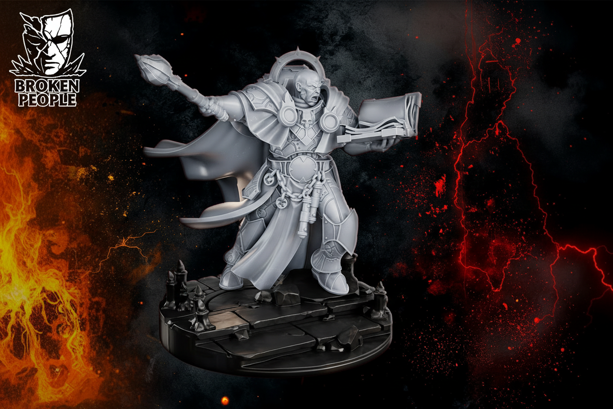 3d Printed Johan Sins - Apostle of Betrayal by DakkaDakka Miniatures