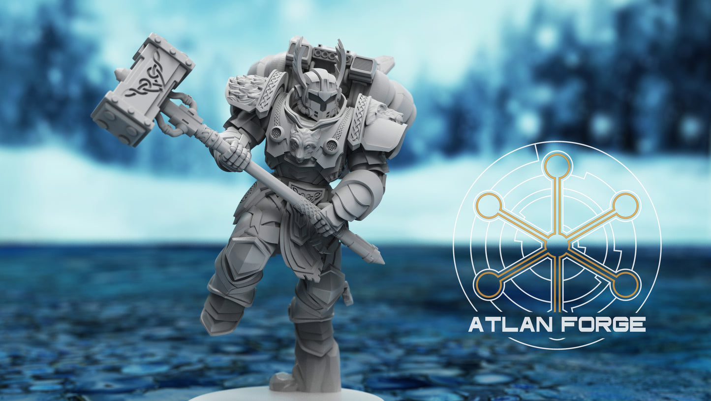 3d Printed Asgardian Skybreakers x5 by Atlan Forge Miniatures