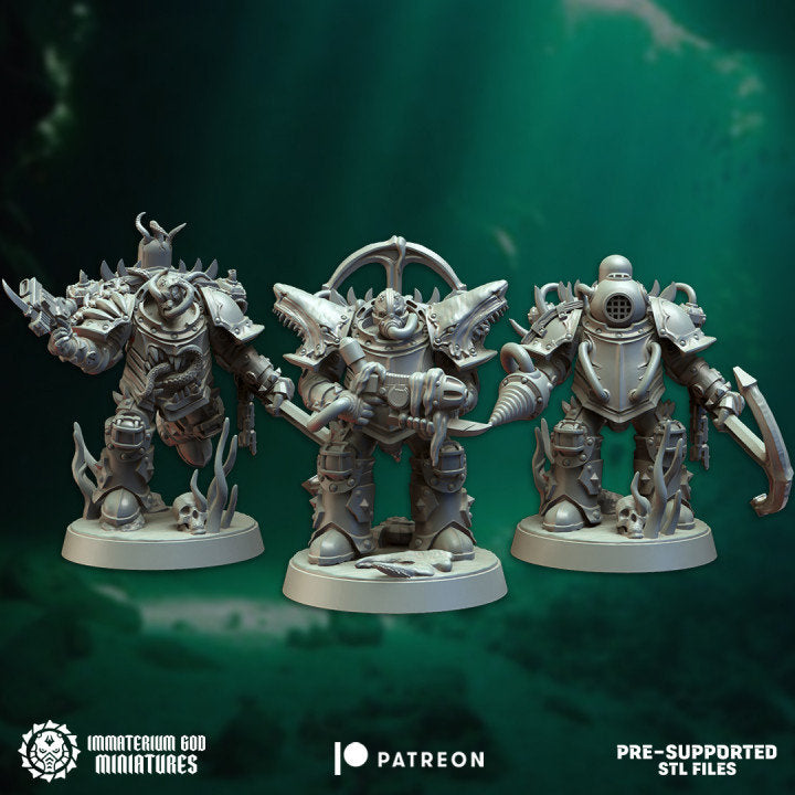3d Printed Abyss Soldiers Set by Immaterium God