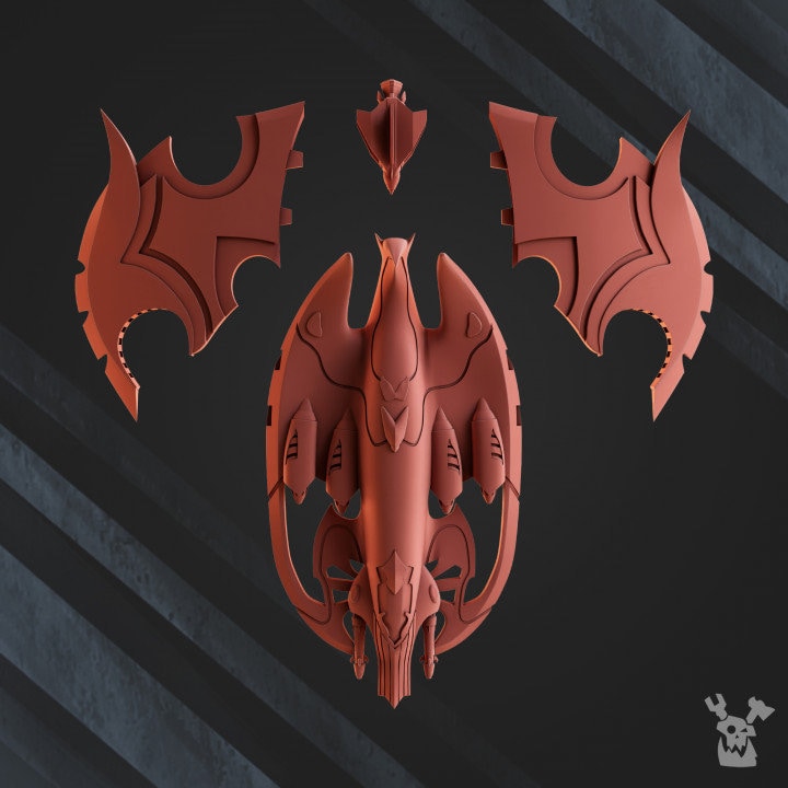 3d Printed Darkvoid Bomber by DakkaDakka