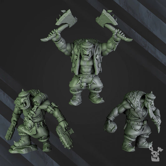 3d Printed Squad of 6 Ork Boys by DakkaDakka