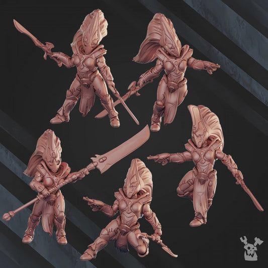 3d Printed Comet Screamers Squad x5 by DakkaDakka